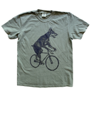 Doberman on a Bike Men's/Unisex Shirt
