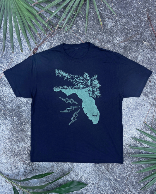Florida Will Eat You (Florida as an Alligator) Men's/Unisex Shirt