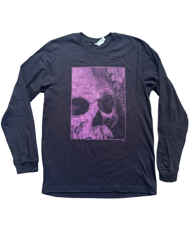 Life and Death I Grows Skull  Long Sleeve Shirt