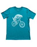 Honey Badger on A Bicycle Men's/Unisex Shirt