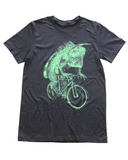 Iguana on a Bicycle Men's T-Shirt