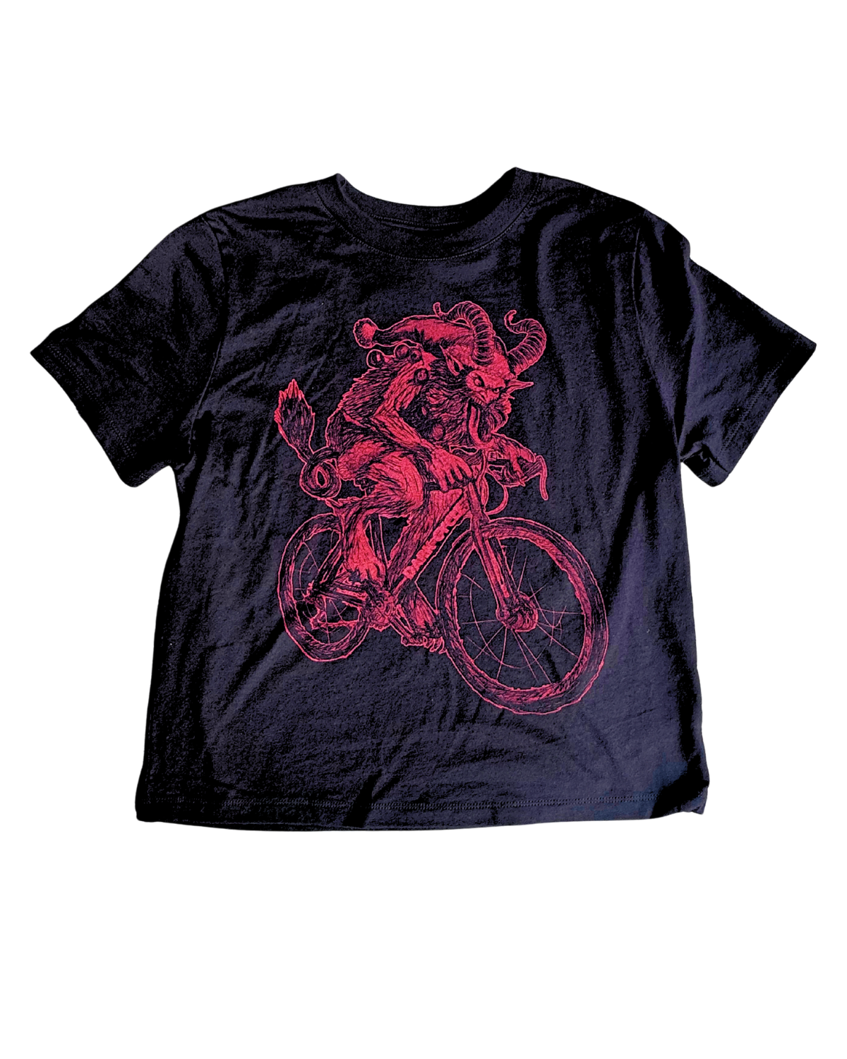 Krampus on a Bicycle Women's T-shirt