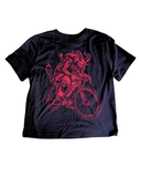 Krampus on a Bicycle Women's T-shirt