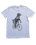 Labrador on A Bicycle Men's/Unisex Shirt