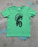 Manatee on a Bicycle Kids T-Shirt