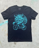 Monster on A Bicycle Men's/Unisex Shirt