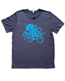 Octopus on a Bicycle Mens/Unisex Shirt