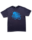 Octopus on a Bicycle Mens/Unisex Shirt