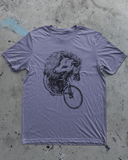 Opossum on a Bicycle Men's/Unisex T-Shirt