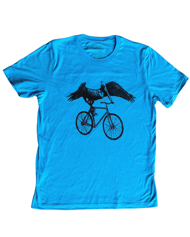 Pelican on a Bike Men's T-Shirt