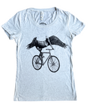 Pelican on a Bicycle Women's T-Shirt