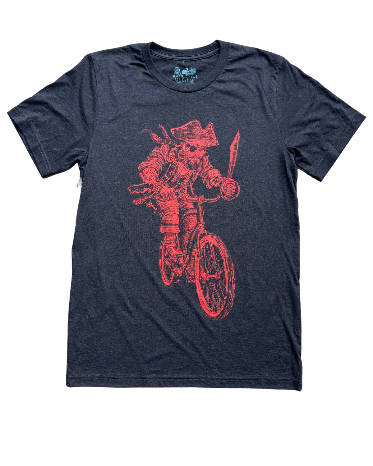 Pirate on A Bike Men's/Unisex Shirt