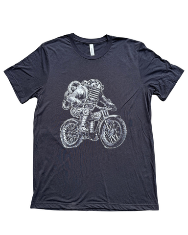 Robot on A Bicycle Men's/Unisex Shirt