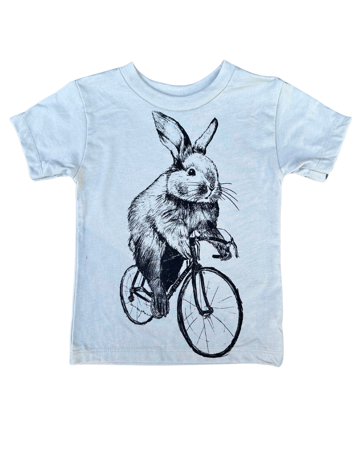 Bunny Rabbit on a Bicycle Kids/Youth Shirt