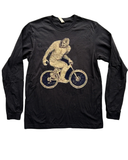 Sasquatch on A Bicycle Long Sleeve Shirt
