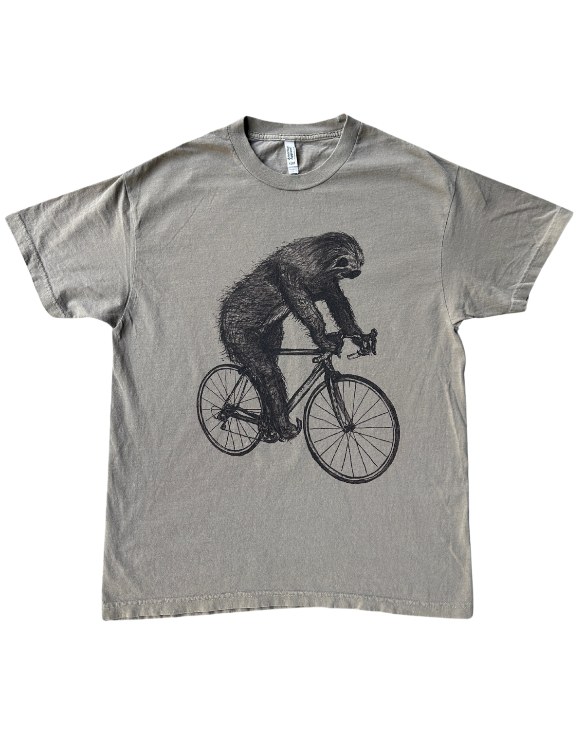 Sloth on A Bicycle Men's/Unisex Shirt