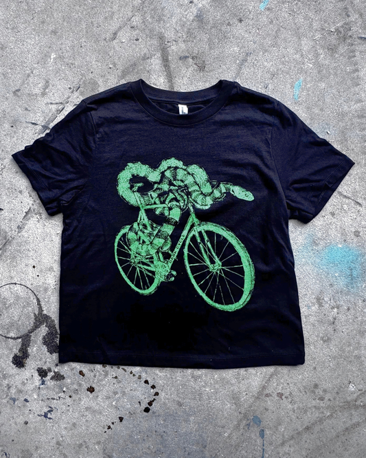 Snake on a Bicycle Women's T-shirt