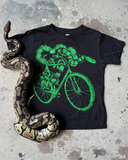 Snake on a Bicycle Youth Shirt