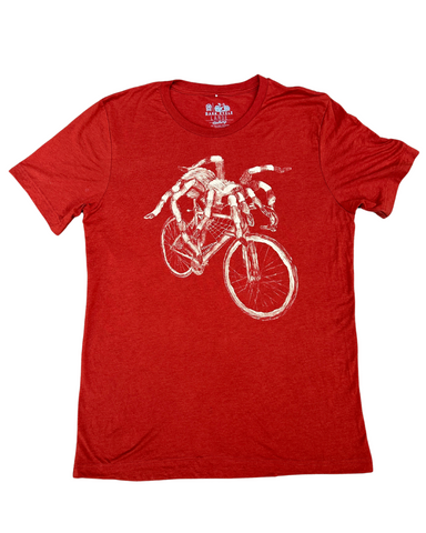 Spider on A Bicycle Men's/Unisex Shirt