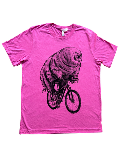 Tardigrade on A Bicycle Men's/Unisex Shirt