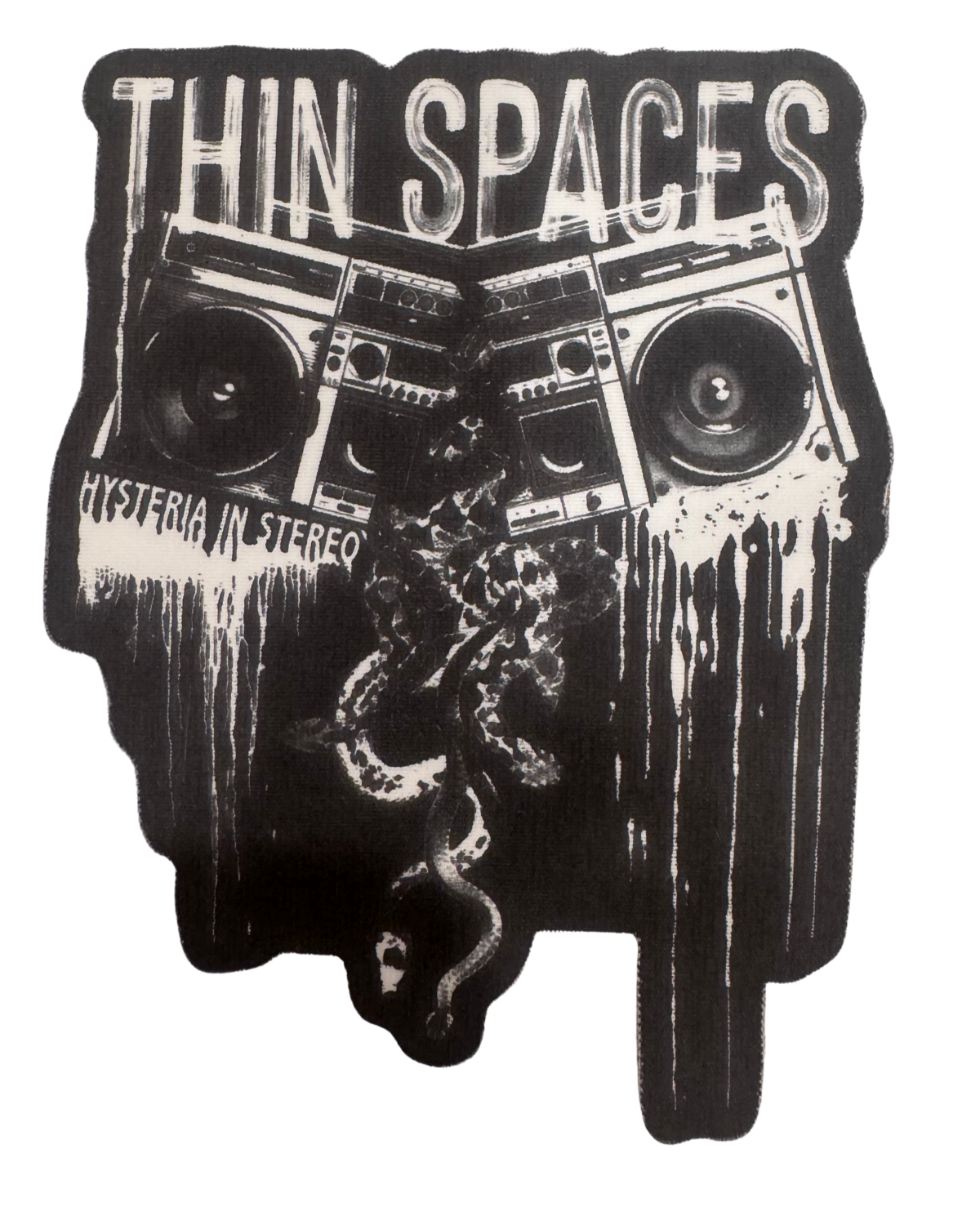 Thin Spaces / Dark Cycle Collaboration Hysteria in Stereo STICKER