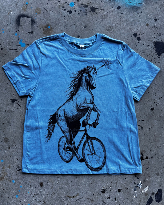 Unicorn on a Bike Women's T-Shirt