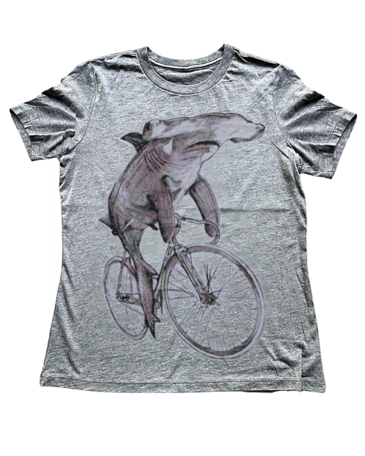 Hammerhead on a Bicycle Women's T-Shirt