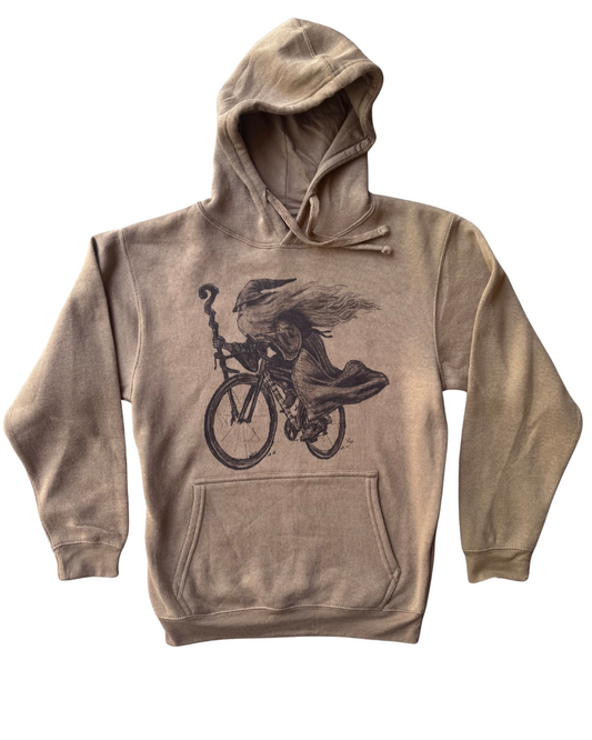 Wizard on A Bike Unisex Hoodie
