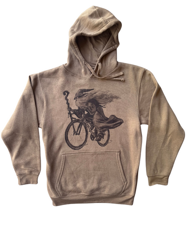 Wizard on A Bike Unisex Hoodie