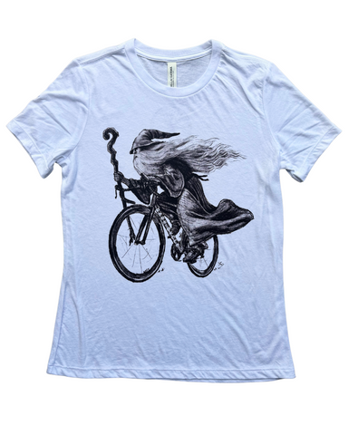 Wizard on a Bicycle Women's T-Shirt