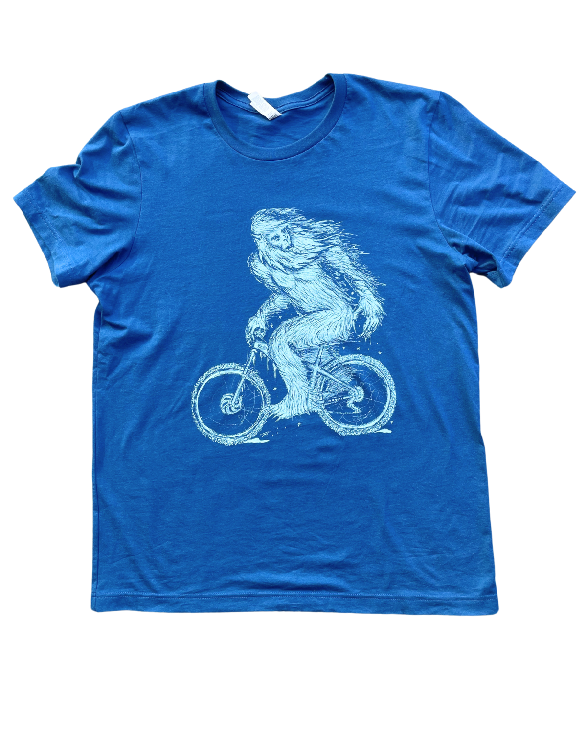 Yeti on A Bicycle Men s Shirt