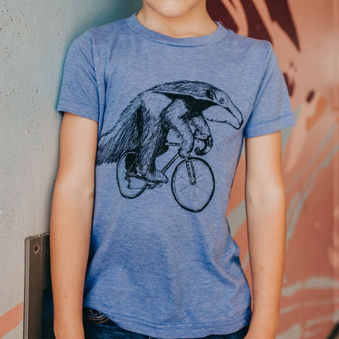 Anteater on a Bicycle Youth Shirt