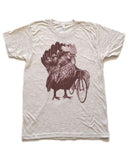 Chicken on a Bicycle Men’s/Unisex Shirt - Shirts