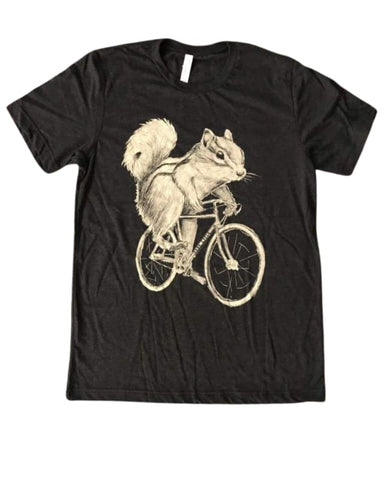 Chipmunk on a Bicycle Men’s/Unisex Shirt