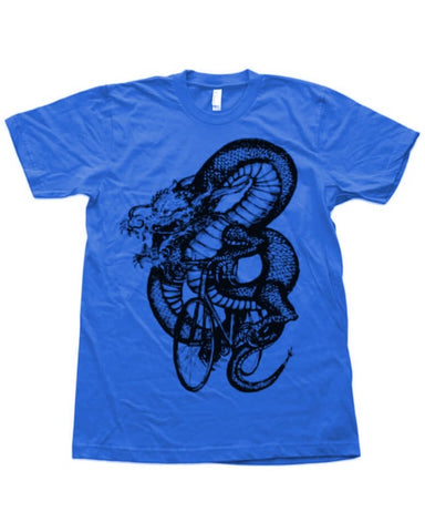Dragon on a Bicycle Men's T-Shirt