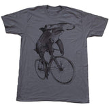 Hammerhead on a Bicycle Mens T-Shirt - Unisex Tees