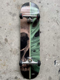 Life and Death III - Split Skull and Monstera Botanical Skateboard Complete - Skateboard
