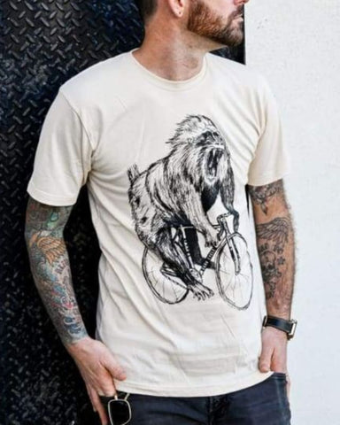 Mandrill on A Bicycle Men's/Unisex Shirt
