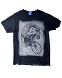 Opossum on a Bicycle Men's/Unisex T-Shirt