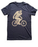 Sasquatch on A Bicycle Men’s/Unisex Shirt - Classic Tee - Black / XS - Unisex Tees