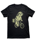 Small Dog on A Bicycle Men’s/Unisex Shirt - Classic Tee - Black / XS - Unisex Tees