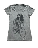 Spaniel on A Bicycle Women’s Shirt - Women’s