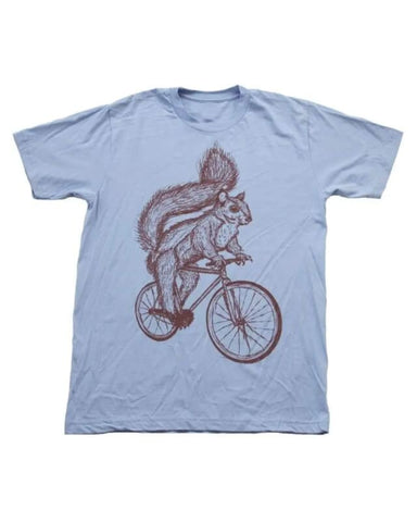 Squirrel on a Bicycle Men's T-Shirt