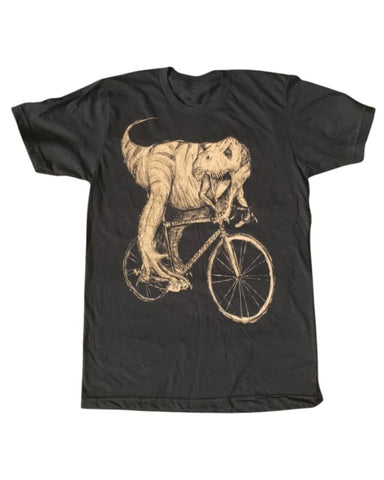 T-Rex on a Bicycle Men's T-Shirt