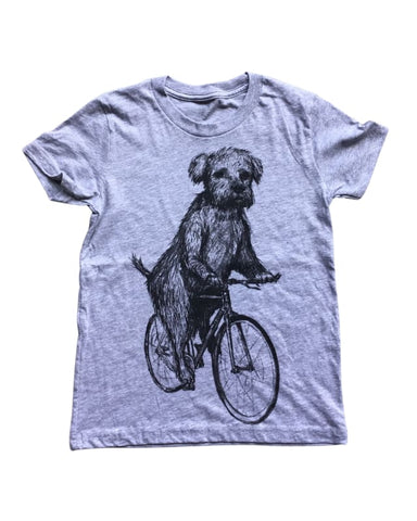 Terrier on a Bicycle Youth Shirt