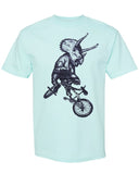 Triceratops on A Bicycle Men’s/Unisex Shirt - Unisex Tees
