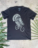 Turkey on A Bicycle Men’s/Unisex Shirt - Classic Tee - Black / XS - Unisex Tees
