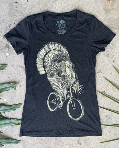 Turkey on A Bicycle Women's Shirt