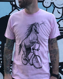 Unicorn on A Bicycle Men’s/Unisex Shirt - Unisex Tees