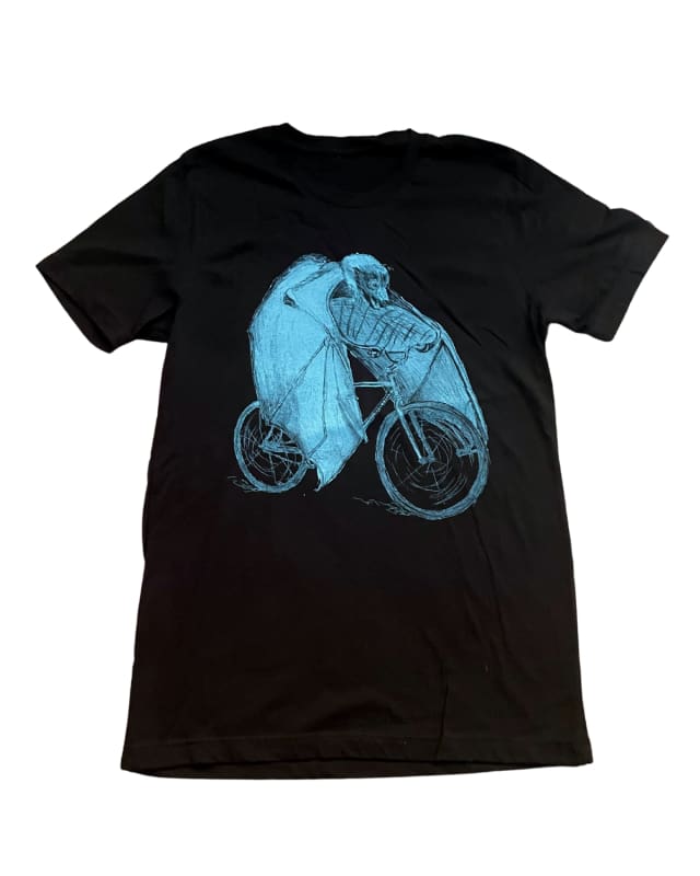 Bat on A Bicycle Men’s/Unisex Shirt - Classic Tee - Black / XS - Unisex Tees